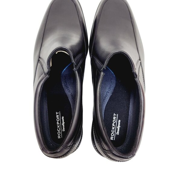 ROCKPORT Charles Road Plain toe Dress Shoes Men's Size US 13 Black New - Picture 12 of 15